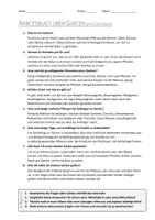 Vorschau - Arbeitsblätter - AB mit Fragen zum Thema "Garten" + Lösungsblatt + Infografik - Seite 2