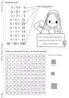 Vorschau - Arbeitsblätter - Quadratzahlen verstehen – Selbstlernheft (Mathe Klasse 2 & 3) | Arbeitsblätter mit Strategien & Übungen - Seite 1