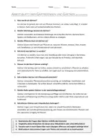 Vorschau - Arbeitsblätter - AB mit Fragen zum Thema "Gärtner" + Lösungsblatt + Mindmap + Infografik - Seite 3
