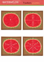 Vista previa - Hojas de trabajo - Watermelon Themed Preschool Activity / Actividad preescolar temática de sandía - página 2