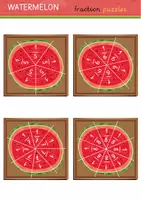 Vista previa - Hojas de trabajo - Watermelon Themed Preschool Activity / Actividad preescolar temática de sandía - página 3