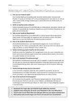 Vorschau - Arbeitsblätter - AB mit Fragen zum Thema "Carl Friedrich Gauß" + Lösungsblatt + Infografik - Seite 2