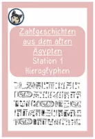 Vorschau - Arbeitsblätter - Materialpaket Zahlgeschichten aus dem alten Ägypten mit interaktiven Präsentationen - Seite 1