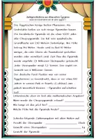 Vorschau - Arbeitsblätter - Zahlgeschichten aus dem alten Ägypten - bauen und konstruieren - Seite 1
