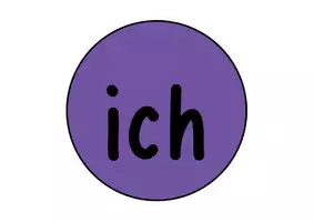 Vorschau - Fördermaterial/Inklusion - Tafelmaterial/ Merkposter: Konjugation Präsens - Deckblatt