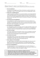 Vorschau - Arbeitsblätter - AB mit Fragen zum Thema "Gedächtnis" + Lösungsblatt + Infografik - Seite 2