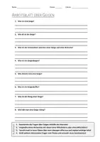 Vorschau - Arbeitsblätter - AB mit Fragen zum Thema "Geige" + Lösungsblatt + Mindmap + Infografik - Deckblatt