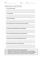 Vorschau - Arbeitsblätter - AB mit Fragen zum Thema "Geister" + Lösungsblatt + Infografik - Deckblatt