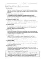 Vorschau - Arbeitsblätter - AB mit Fragen zum Thema "Geld" + Lösungsblatt + Mindmap + Infografik - Seite 3