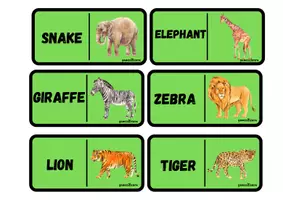 Vista previa - Juegos / Gamificación - jungle animals domino - página 2