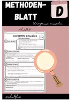 Vorschau - Arbeitsblätter - Methodenblatt: Diagramme auswerten - Deckblatt