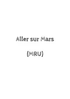 Aperçu - Préparation de séance / Séance complète - Séquence de cours complète - Aller sur Mars (MRU) - Page 1