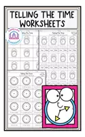 Vorschau - Arbeitsblätter - Telling the Time - Materialpaket - Seite 1