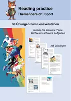 Vorschau - Arbeitsblätter - Reading practice - 30 Texte und Aufgaben über Sport - Deckblatt