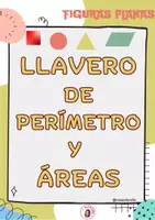 Vista previa - Tarjetas / Manipulativos - LLAVERO DE ÁREAS Y PERÍMETROS - Portada