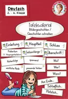 Vorschau - Arbeitsblätter - Geschichten schreiben Tafelmaterial zu Bildergeschichten (Klasse 2 bis 4) Deutsch - Deckblatt