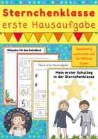 Vorschau - Arbeitsblätter - Sternchenklasse - erste Hausaufgabe - Deckblatt
