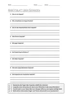 Vorschau - Arbeitsblätter - Lernplakat + AB mit Fragen zum Thema "Gepard" + Lösungsblatt + Infografik - Seite 1
