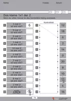Vorschau - Arbeitsblätter - Einmaleins mit Maxi-Vorlagen | Mathematik Grundschule Klasse 2-4 | Einmaleins, kleines 1x1, Kopfrechnen, Multiplikation, Dyskalkulie, Inklusion, Selbstkontrolle - Seite 3