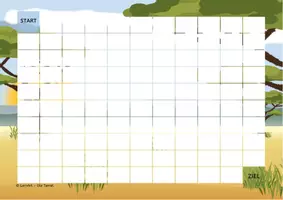 Vorschau - Spiele - Silbensafari - Silbenteppich-Lesespiel - Seite 1
