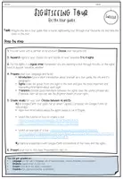 Vorschau - Arbeitsblätter - Speaking task: Be a tour guide (ab Klasse 7) - Seite 1
