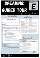Vorschau - Arbeitsblätter - Speaking task: Be a tour guide (ab Klasse 7) - Deckblatt