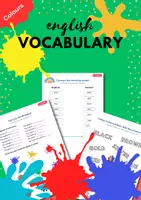 Vorschau - Arbeitsblätter - Englische Vokabeln üben - Farben - Deckblatt