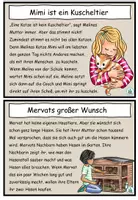 Vista previa - Tarjetas / Manipulativos - Transcripción de textos "Unsere Haustiere" Alemán - página 2