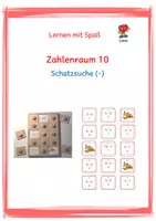 Vorschau - Spiele - ZR 10: Schatzsuche - Subtraktion - Deckblatt