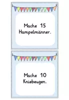 Vorschau - Bildkarten - Bewegungskarten - Pocket Cube - Bewegungspausen - Seite 2