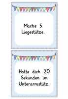 Vorschau - Bildkarten - Bewegungskarten - Pocket Cube - Bewegungspausen - Seite 3
