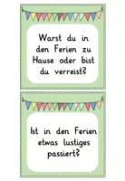 Vorschau - Bildkarten - Ferienerzählkarten - Pocket Cube - Erzählanlass Ferien - Seite 2