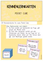 Vorschau - Bildkarten - Materialpaket: Poketcube Karten - Deckblatt