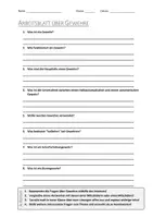 Vorschau - Arbeitsblätter - AB mit Fragen zum Thema "Gewehr" + Lösungsblatt - Deckblatt