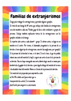 Vista previa - Juegos / Gamificación - Familias de extranjerismos. Los extranjerismos - página 1