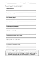 Vorschau - Arbeitsblätter - AB mit Fragen zum Thema "Geysire" + Lösungsblatt + Infografik - Deckblatt