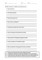 Vorschau - Arbeitsblätter - AB mit Fragen zum Thema "Gezeiten" + Lösungsblatt + Infografiken - Deckblatt