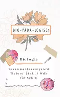 Vorschau - Text - Die Meiose - (Zusammenfassungs-)Text - Deckblatt