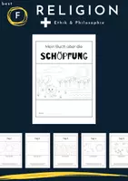 Vorschau - Arbeitsblätter - Mein eigenes kleines Buch über die Schöpfung - Deckblatt