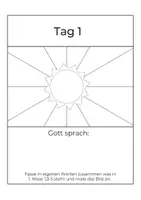 Vorschau - Arbeitsblätter - Mein eigenes kleines Buch über die Schöpfung - Seite 3