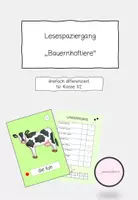 Vorschau - Arbeitsblätter - Lesespaziergang "Bauernhoftiere" - Deckblatt