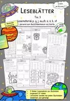 Vorschau - Arbeitsblätter - Lesen lernen zu Karibu 1 (Version 2016) - deutsche Fibelschrift - P bis St | 1. Klasse - Deckblatt