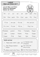 Vorschau - Arbeitsblätter - Lesen lernen mit Karibu 1 (Version 2016) – Leseblätter in deutscher Druckschrift (Teil 3) | Lesetraining & Arbeitsblätter für die 1. Klasse - Seite 2