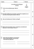 Vorschau - Arbeitsblätter - Kirche im Religionsunterricht - Sparpaket - Seite 3