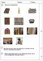 Vorschau - Klassenarbeiten - Kirche Lernzielkontrolle evangelische Religion - Seite 3