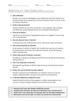 Vorschau - Arbeitsblätter - AB mit Fragen zum Thema "Gibraltar" + Lösungsblatt - Seite 1