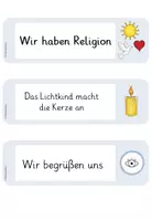 Vorschau - Bildkarten - Moderationsfächer für den Religionsunterricht - Seite 1