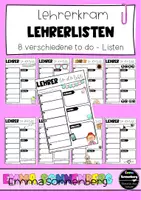 Vorschau - Lehrpläne/Lehrermaterial - to do - Listen - Lehrerlisten - Deckblatt