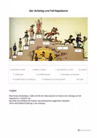Vorschau - Arbeitsblätter - Der Aufstieg und Fall Napoleons - Deckblatt