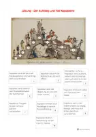 Vorschau - Arbeitsblätter - Napoleon Stufenleiter - Aufstieg und Fall - Deckblatt